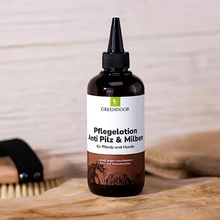 GREENDOOR Fellpflege Pflegelotion bei Pilz- und Milbenbefall, natürliche Hautregeneration und juckreizstillend, 100% Rezyklat – Bild 4