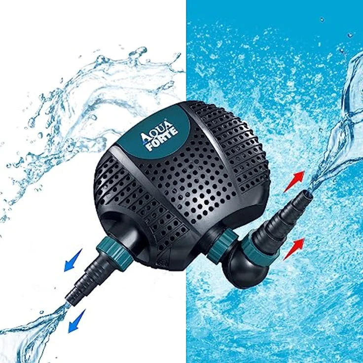 Aqua Forte Filter-/Teichpumpe O-Plus 20000, 200W, 19m³/h, Förderhöhe 7m – Bild 7