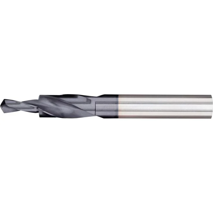 FORTIS Kurzstufenbohrer HSS M4, Durchgangsloch 180 Grad, TiAlN-beschichtet