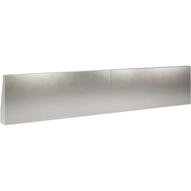 vidaXL Beetumrandung Stützmauer, 4 Stück, 100 x 12 x 40 cm, wetterfester Edelstahl, Silber, modulares Design für flexible Anordnung – Bild 8