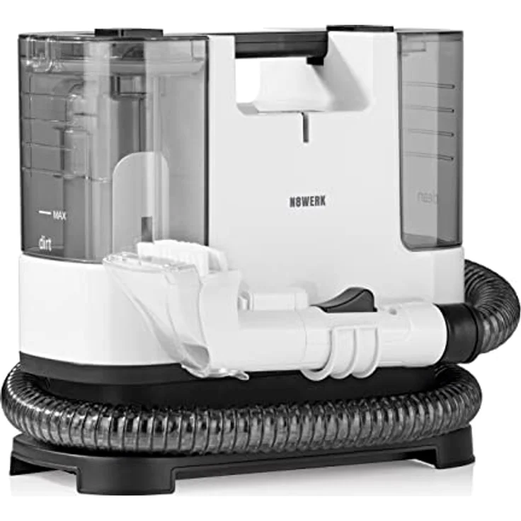 N8WERK Portable Clean Nass-Trocken-Sauger, 400 W, kompakt, leistungsstarker Fleckenentferner für Polster und Teppiche – Bild 1