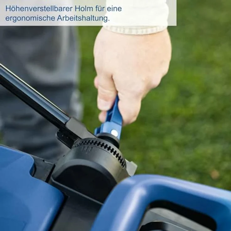 Scheppach IXES 20V Akku-Rasenmäher BC-MP430-X, 43 cm Schnittbreite, 2 Akkus 4 Ah, bürstenloser Motor, Mulcheinsatz – Bild 8