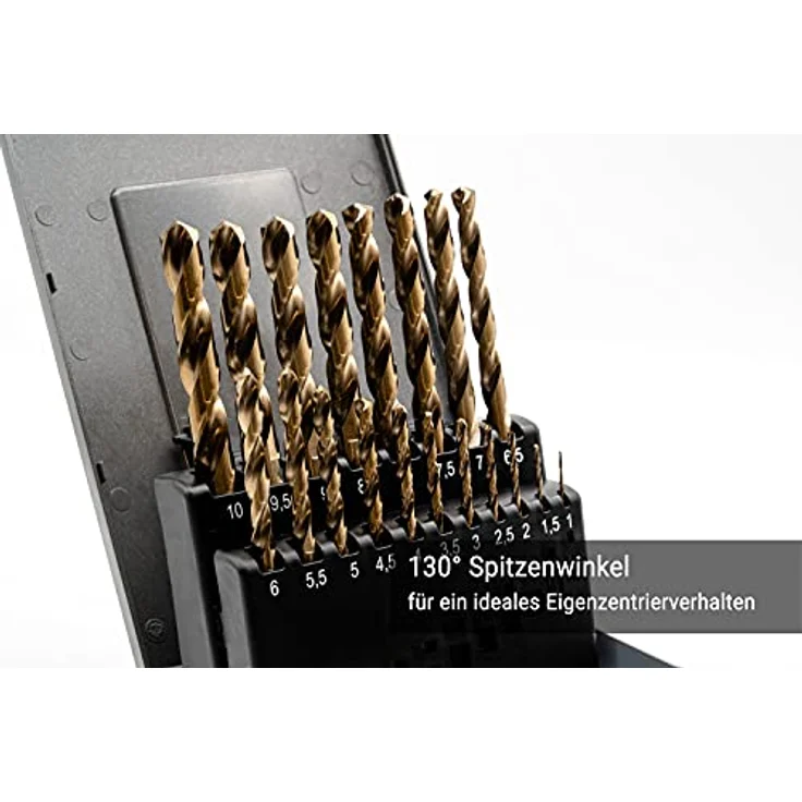BAER Spiralbohrer-Satz Extrem, DIN 338, HSSE, 1-10 mm, 19-teilig – Bild 4