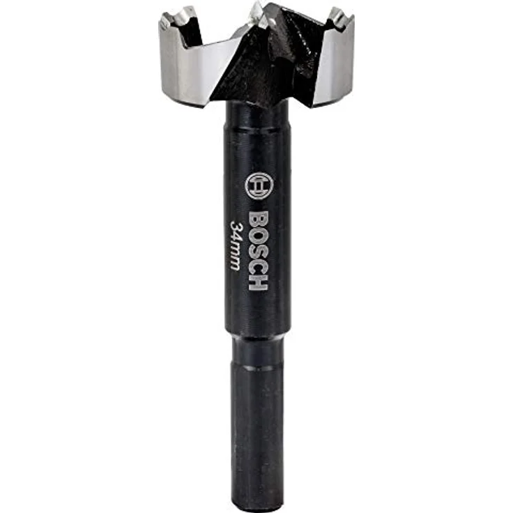Bosch Forstnerbohrer 34 mm, Holzbohrer mit zahnförmigem Design und 3-seitigem Schaft für exakte Ergebnisse, 1er-Pack – Bild 1