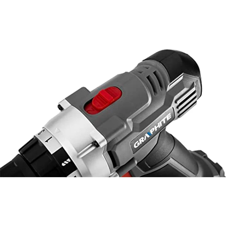 Graphite 58g000-set1 Akkuschrauber 18V, Li-Ion, 1250 rpm, 1,1 kg schwarz, rot – Bild 4