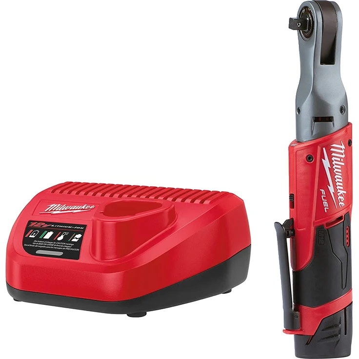 Milwaukee M12FIR38 M12FIR38-201B Akku-Ratschenschrauber (1x Akku 2,0 Ah + Ladegerät + Werkzeugtasche) – Bild 3
