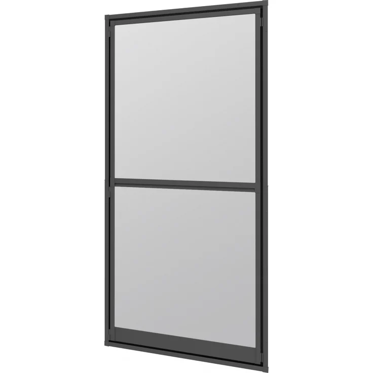 Windhager Fliegenschutz-Pendeltür 100 x 210 cm - Aluminium anthrazit – Bild 6