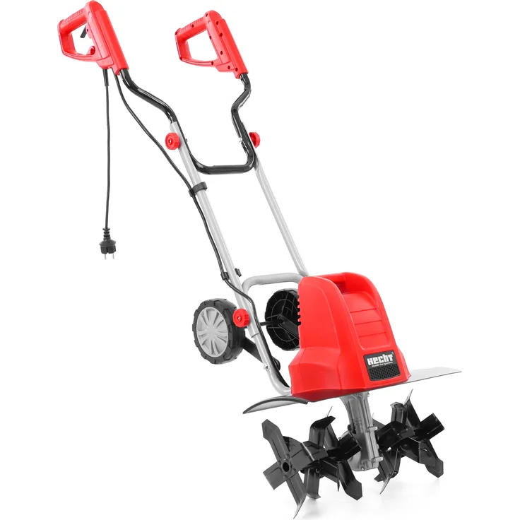 HECHT Gartenhacke Elektro 748, leistungsstarke Motorhacke mit 1800 W, 45 cm Arbeitsbreite und 22 cm Arbeitstiefe, spritzwassergeschützt