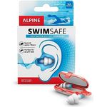 Alpine SwimSafe Ohrstöpsel, Wasserdichte Ohrstöpsel zum Schwimmen, Halten Wasser Fern, Bequemes Hypoallergenes Material, Wiederverwendbare Ohrstöpsel