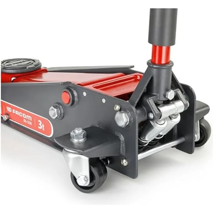 Facom Mehrzweck-Rangierheber, Wagenheber mit doppeltem Kolben, Gummiauflage und Polyurethanrädern, Sicherheitsventil, CE-zertifiziert – Bild 5