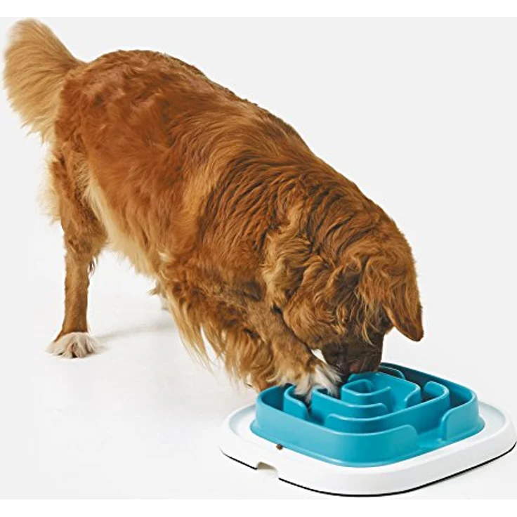 Savic Pet Enigma Large 21, 37 x 37 x 8 cm, Blau, Futternapf mit interaktivem Futterspender – Bild 5