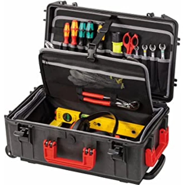 Parat PROTECT 30-S Roll, Werkzeugkoffer mit herausnehmbarer Bodenschale, wasserdicht (IP67), 30 Liter, zwei Rollen, stapelbar – Bild 3