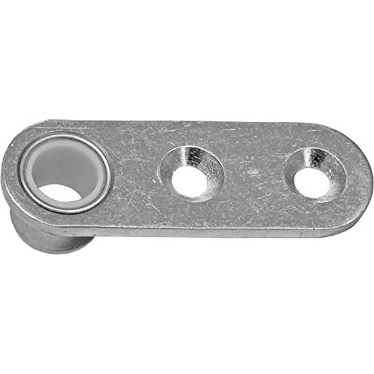 WILKA Stangenführungsplatte 9653 für Rundstange ø 10 mm, verzinkter Stahl