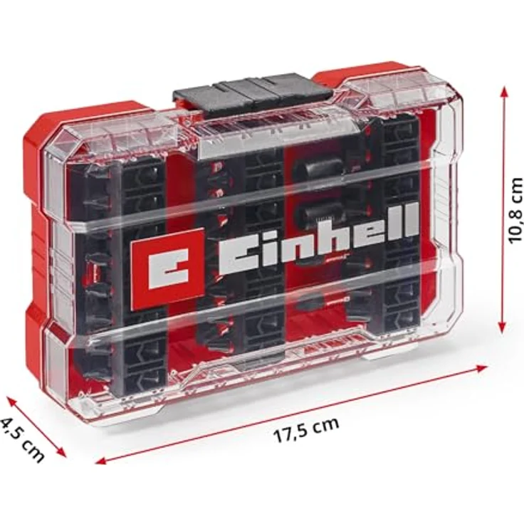 Einhell M-CASE 39-tlg. Impact-Bit-Set, 32 schlagfeste 25-mm-Bits und 50-mm-Bits, inkl. magnetischem Bithalter und Steckschlüsseln aus S2 Stahl – Bild 9