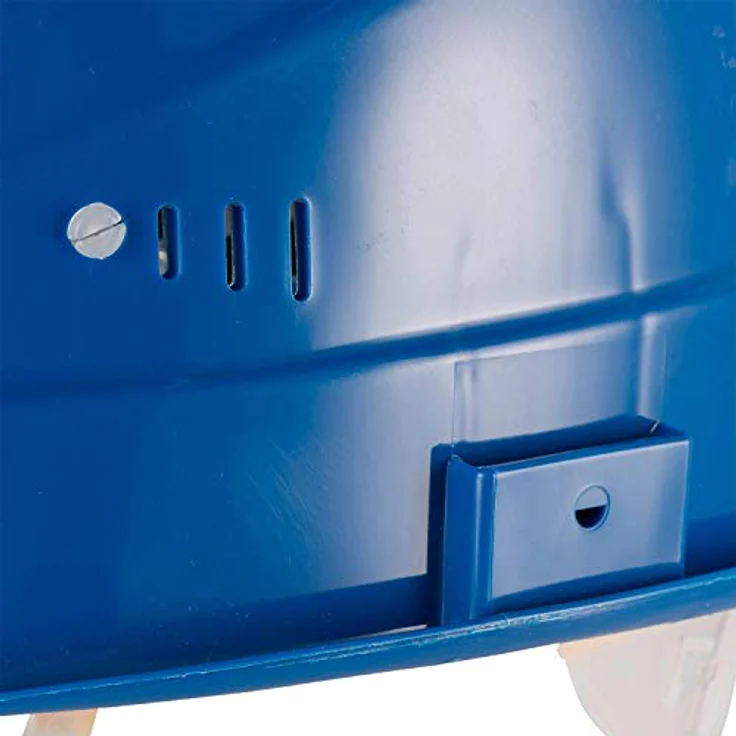 Uvex Superboss Schutzhelm - Belüfteter Arbeitshelm für die Baustelle - Blau Blau – Bild 8