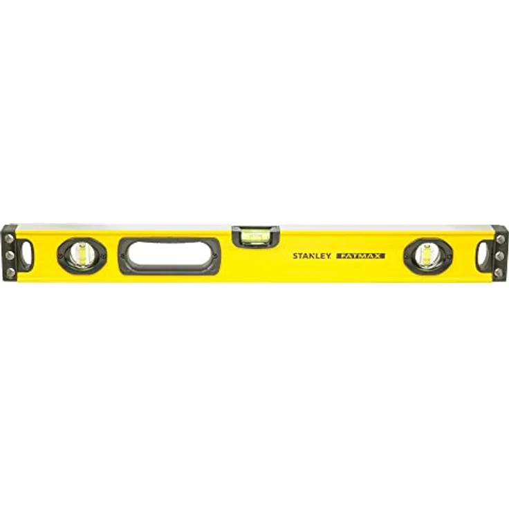 Stanley FatMax Wasserwaage II, Hohlprofil (60cm Länge, horizontale Libelle, vertikale Libellen, Aluminiumkorpus) 1-43-534 – Bild 14