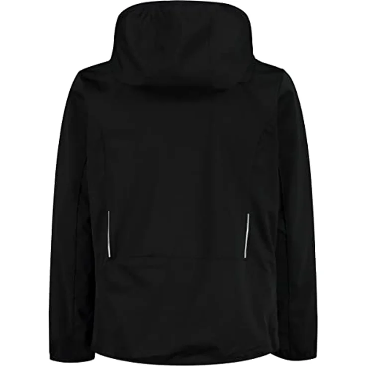 CMP Jungen Softshelljacke Boy Jacket Fix Hood - Leichte, wind- und wasserdichte Softshelljacke, 100% Polyester, blau – Bild 2