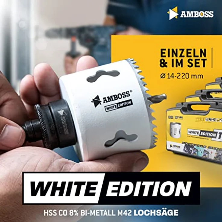 52 mm Amboss Bi-Metall HSS M42 Lochsäge – Bild 8