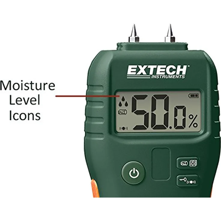 Extech MO55 Feuchtigkeitsmessgerät mit und ohne Messstift – Bild 4