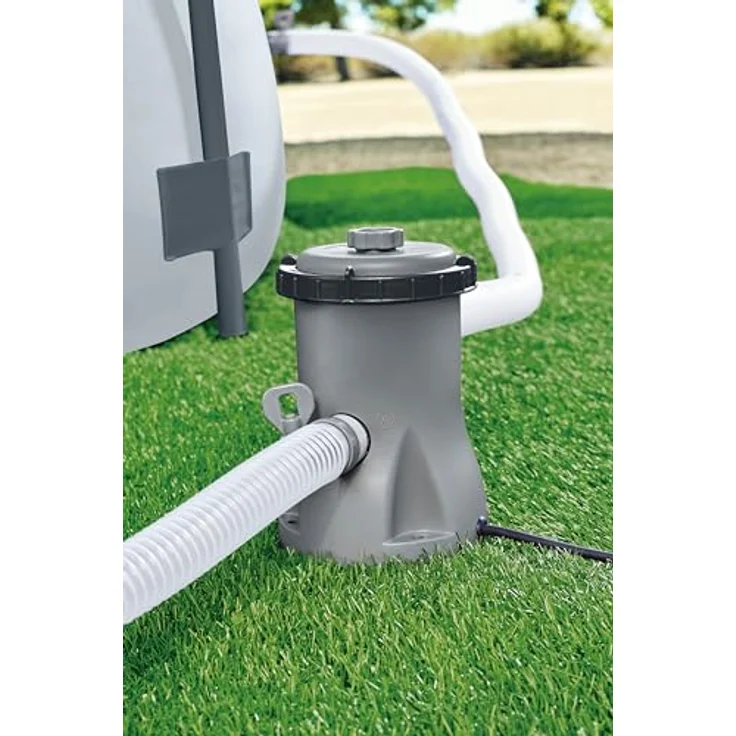 Bestway Pool-Filterpumpe FLOWCLEAR 1.249 l/h mit Ersatzfilter I, praktisches Pool-Zubehör – Bild 7