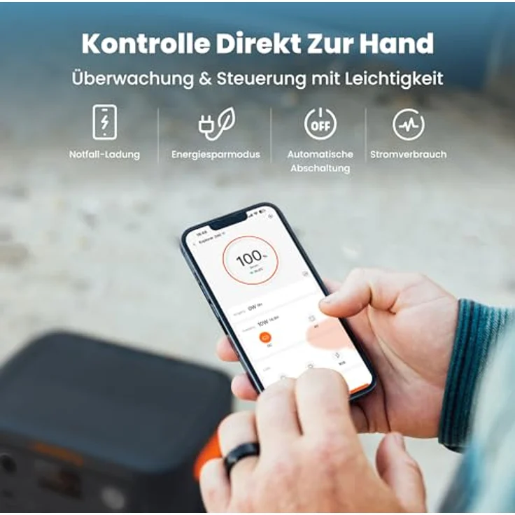 Jackery Explorer 240, Power Station mit 256 Wh, 3.60 kg, Bluetooth & WiFi, mobiler Stromspeicher – Bild 9