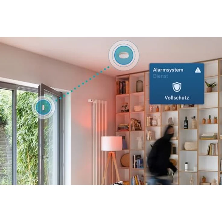Bosch Smart Home Starter Set Einbruchschutz II, inklusive Rauchmelder II und Tür-/Fensterkontakt II Plus (weiß), App Steuerung, kompatibel mit Apple Homekit – Bild 2
