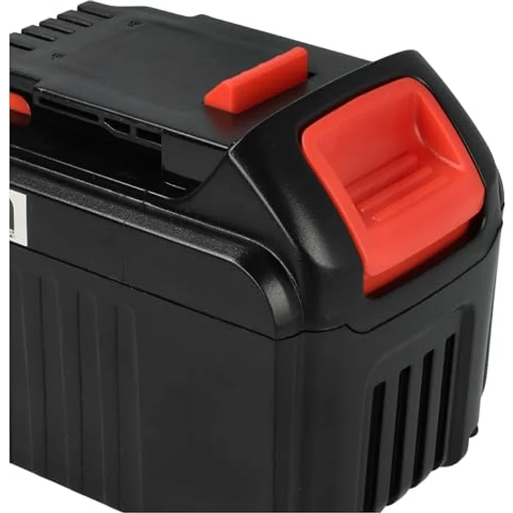 vhbw EXTENSILO Akku für Dewalt DCF885C2, DCF885B, DCF883, Li-Ion 6000 mAh, 18 V, mit LED-Ladestandsanzeige, schwarz/gelb – Bild 2