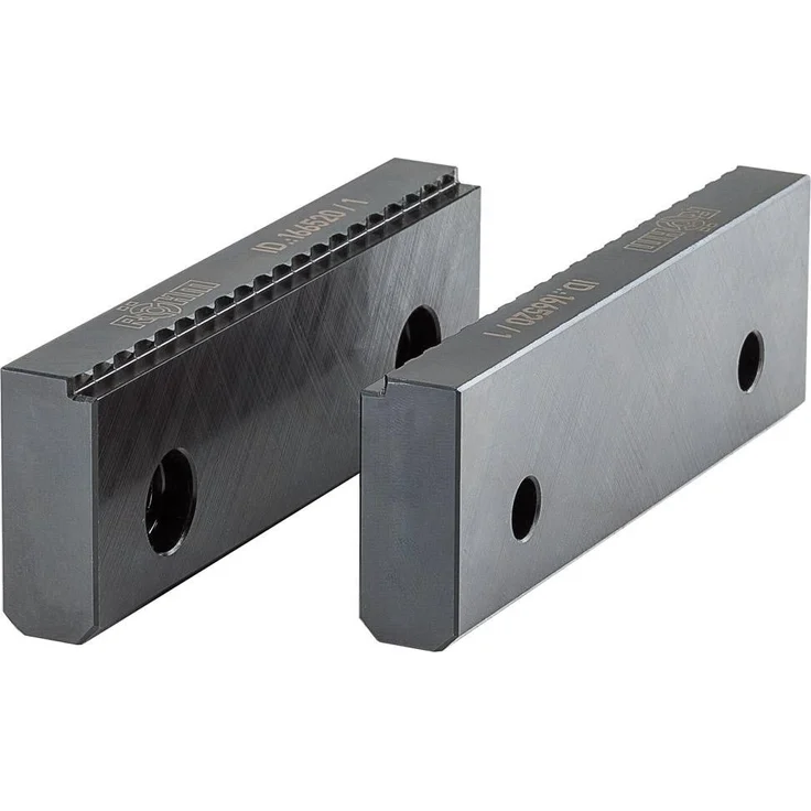 ELC Schraubstock Krallenbacken-Set 160mm mit Feinstufe, gehärtete Krallenspitzen für erhöhte Haltekräfte und 5-Seiten-Bearbeitung