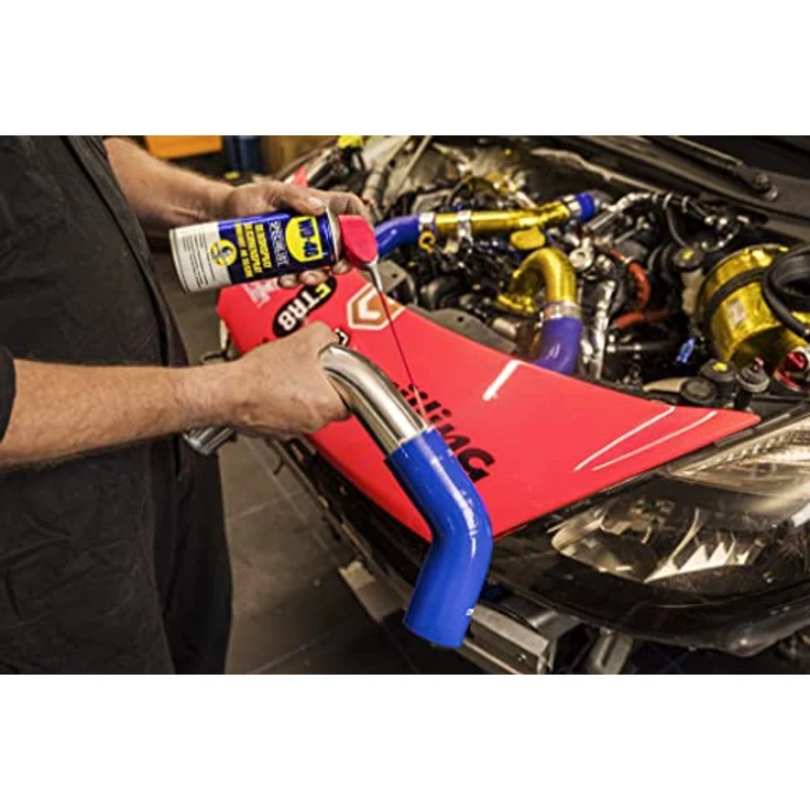 WD-40 Silikonspray 'Specialist', farbloses Hochleistungs-Silikonspray, 300 ml, wasserabweisend und feuchtigkeitsgeschützt, geeignet für Metall, Kunststoff und Gummi – Bild 4