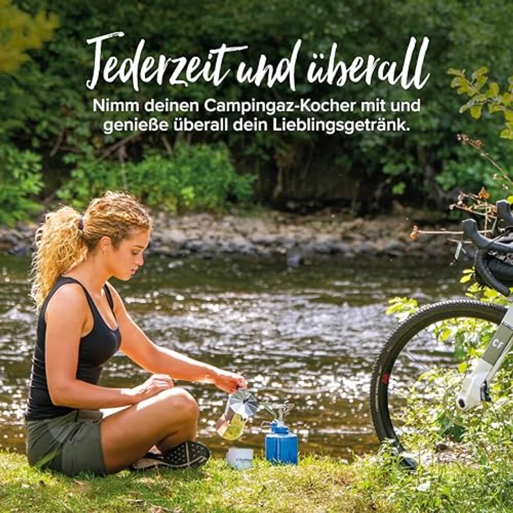 Campingaz Campingkocher Twister Connect, Gaskocher mit 2,9 kW Leistung und transportabler Tragetasche, blau-silber – Bild 5