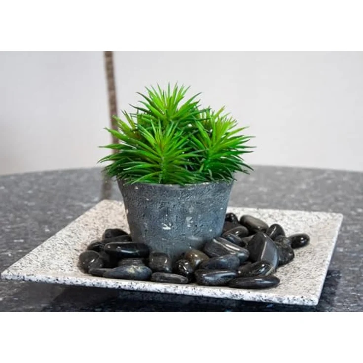 Intergarden Dekosteine schwarz poliert, 20 kg Zierkies 2-3 cm für Garten und Innenbereich, schmutzabweisend und vielseitig einsetzbar – Bild 4