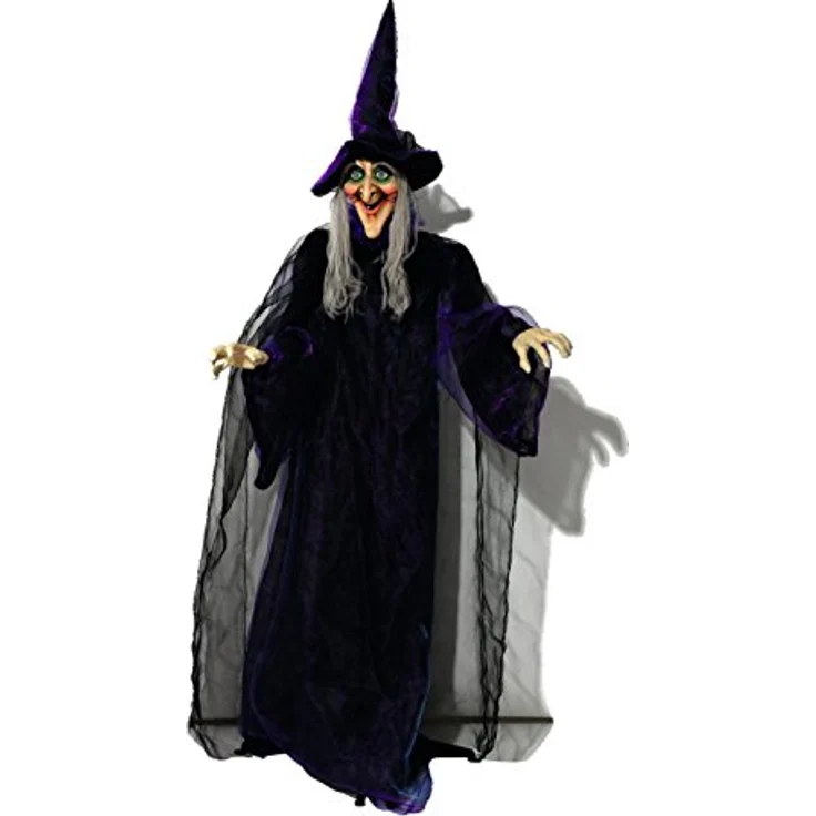 EUROPALMS Halloween Figur Hexe, animiert 175cm – Bild 2