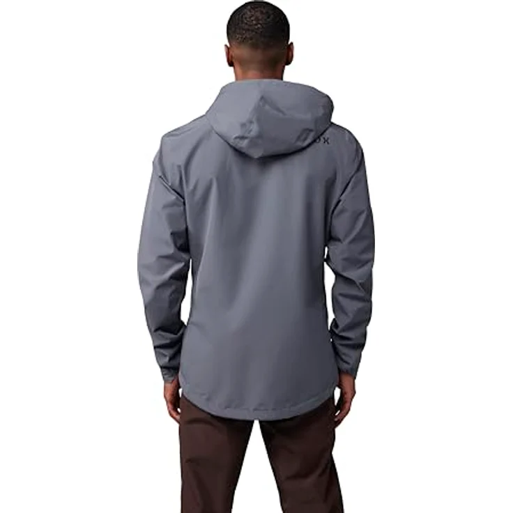 Fox JACKET 24 RANGER 2.5L WATER GRAPH, Herren Velojacke mit 5K/5K Wetterschutz, grau, XL – Bild 2
