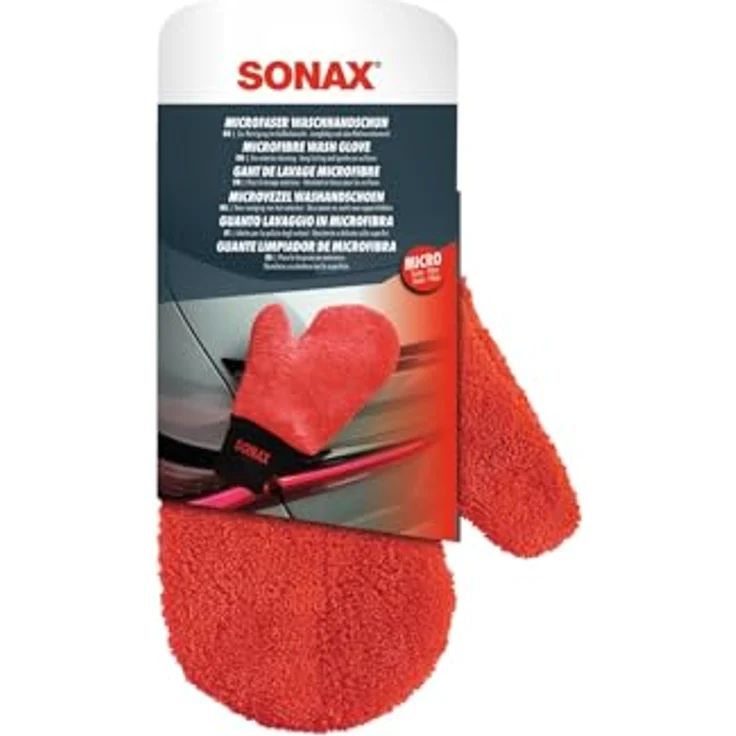 SONAX 04282000 Microfaser WaschHandschuh 57 g – Bild 5