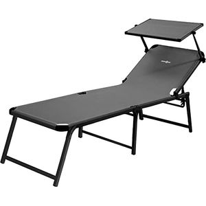 Bild für BRUNNER Marbella High Sonnenliege grau 2022 Campingliege