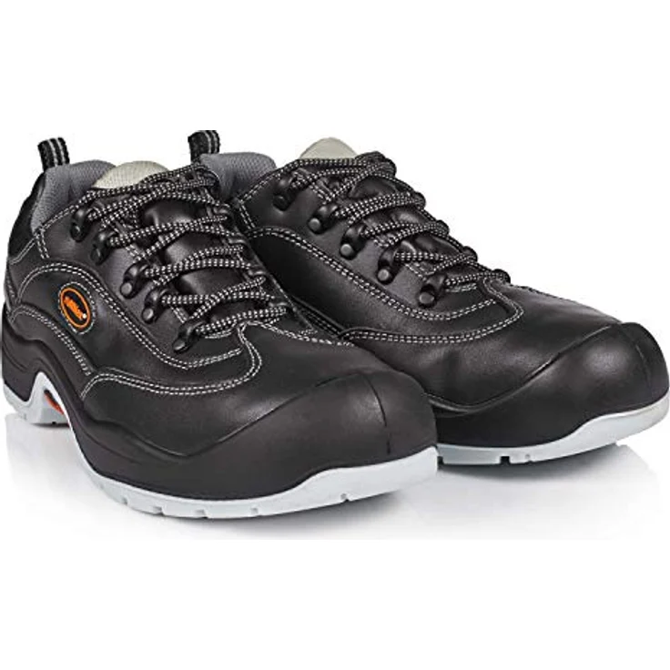 ruNNex S3 Sicherheitsschuhe TEAMSTAR 5300, Stahlkappe, SRA, hydrophobiertes Glattleder, schwarz, Größe 42 – Bild 5
