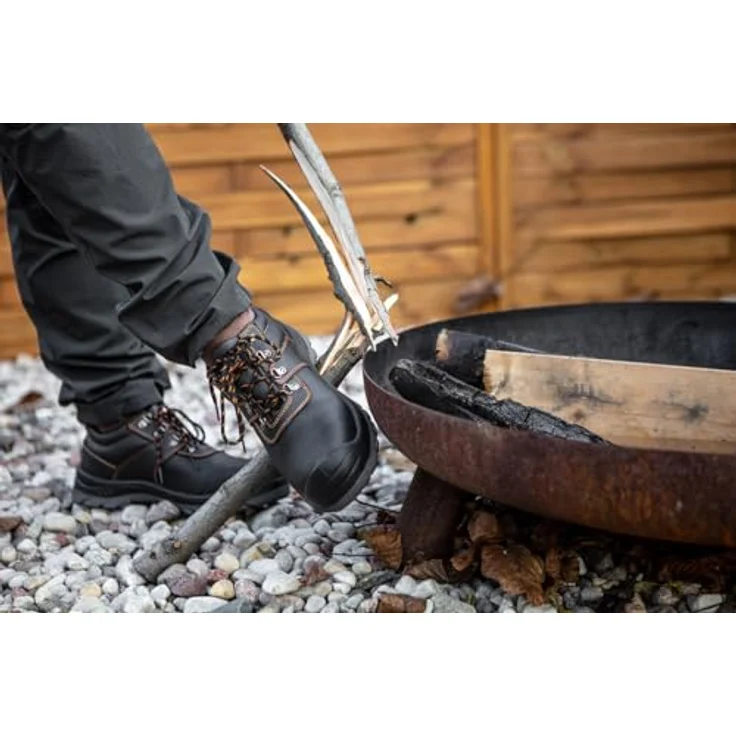 Topex Sicherheitsschuhe S3 SR FO, Arbeitsschuhe mit Stahlenkappe, Größe 45 – Bild 3