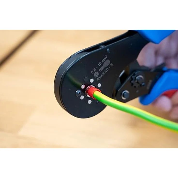 Weicon Crimpzange HEX, 0,5 - 16 mm², robuste Zange für präzise Kabelverbindungen – Bild 4