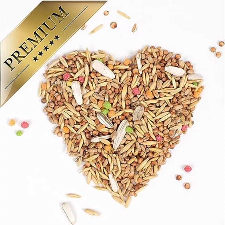 Lyra Pet® | 25 kg Streufutter | Wildvogelfutter Ganzjährig | Mischfutter aus Getreide & Samen | Ideal für Vogelhäuser & Futterspender | Abwechslungsreiches & fetthaltiges Vogelfutter für Wildvögel – Bild 5