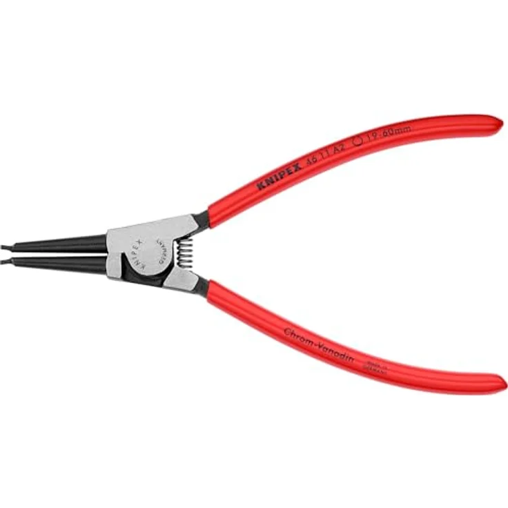KNIPEX 46 11 A2 Sicherungsringzange für Außenringe auf Wellen schwarz atramentiert mit Kunststoff überzogen 180 mm – Bild 3