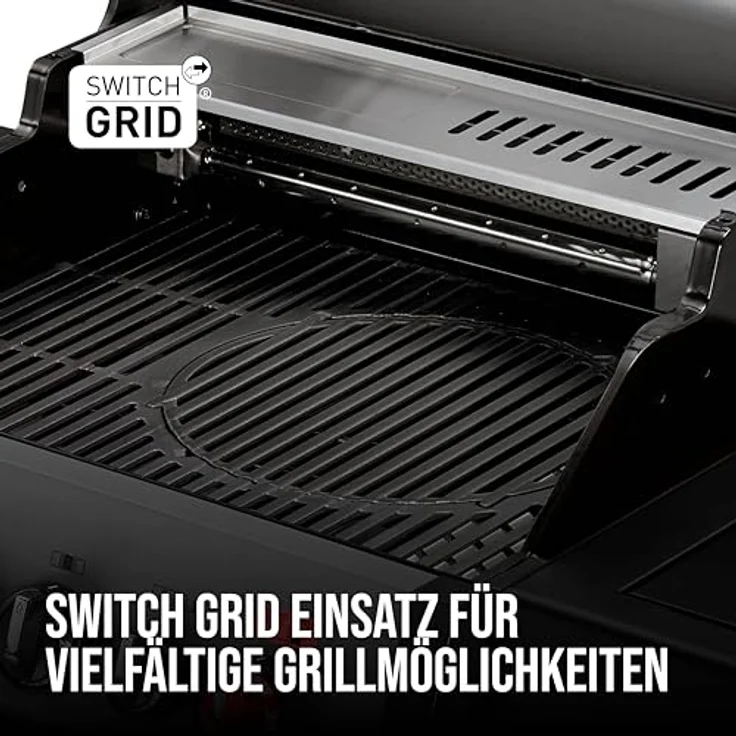 Enders Gasgrill Hyde 3 SIKR Turbo, 3-Brenner aus Edelstahl für kraftvolles Grillen, 800 °C Turbo Zone, Switch Grid, Infrarot-Backburner und Seitenkocher #8040 – Bild 3