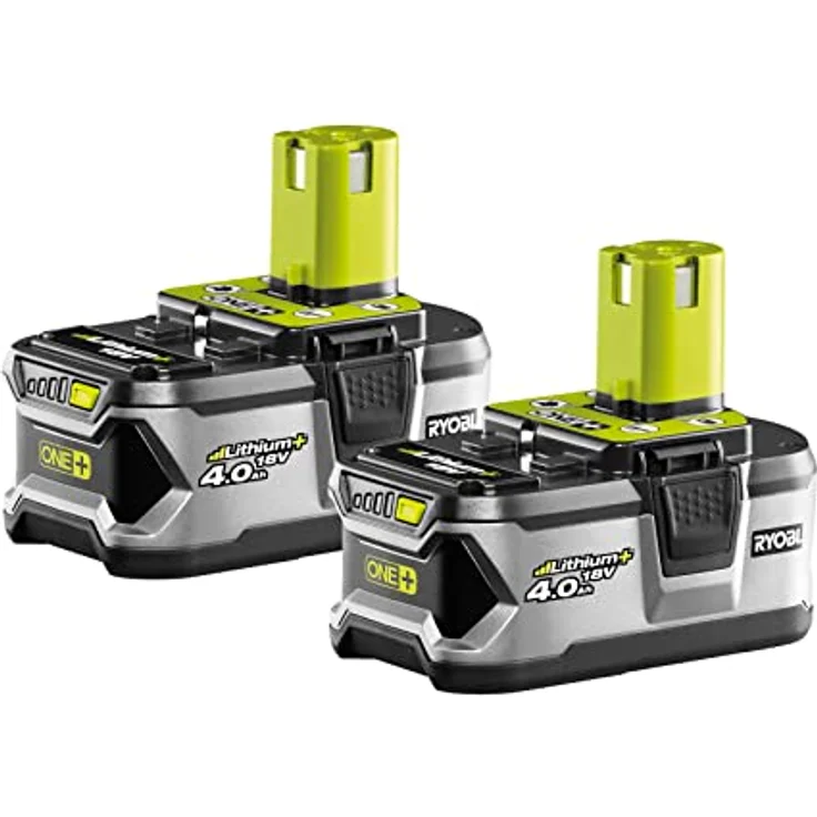 Ryobi Set 18V, mit 2X Akku (4,0 Ah) und Schnellladegerät, Ladezeit ca. 120 min, ONE+ Geräte – RC18120-240 – Bild 2