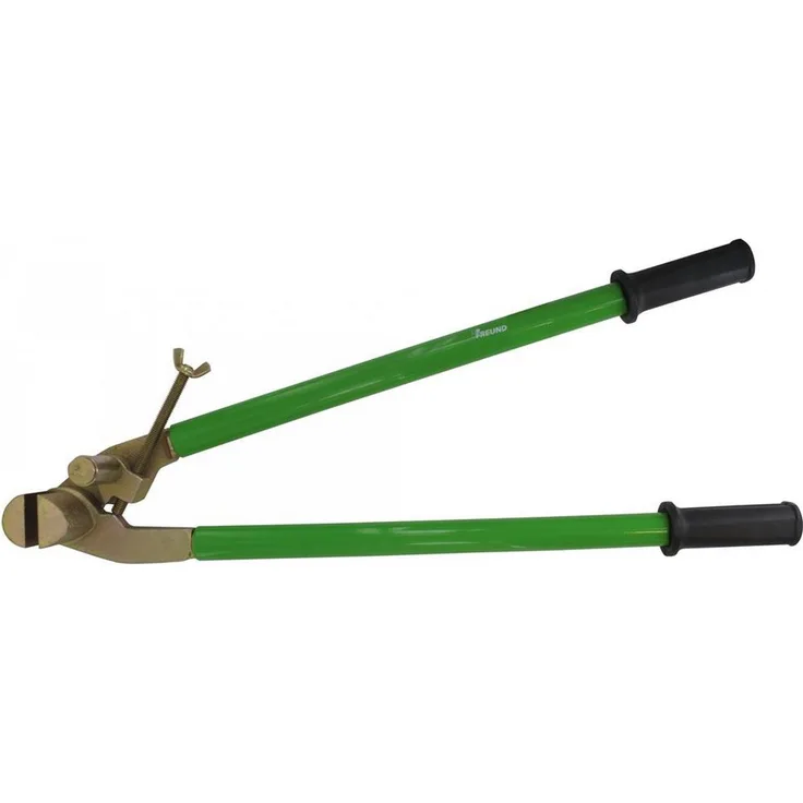 Freund Montagezange FREUND Abbiegezange Rinneisenabbiegezange Rinnenträger 600mm, gleitrolle, verzinkt, für Rinneisenstärken bis 40 x 8 mm, blau