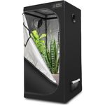 Grow Expert Premium Grow Zelt – Hochwertiger 1680D Stoff, Diamant reflektierende Innenseite, Starke Reißverschlüsse, Ultradichtes und hohes Anbauzelt 60x60x160cm