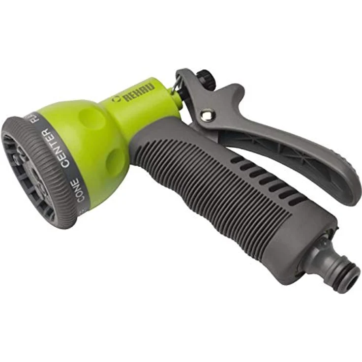 REHAU Multifunktionsbrause Allround, 7 Wasserstrahlformen, ergonomischer Lamellengriff, einfacher Strahlwechsel durch drehbaren Brausekopf – Bild 2