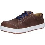 Birkenstock QS 500 Arbeitsschuh, Sicherheitsschuh mit Stahlkappe und rutschhemmender Laufsohle, Nubukleder, schwarz