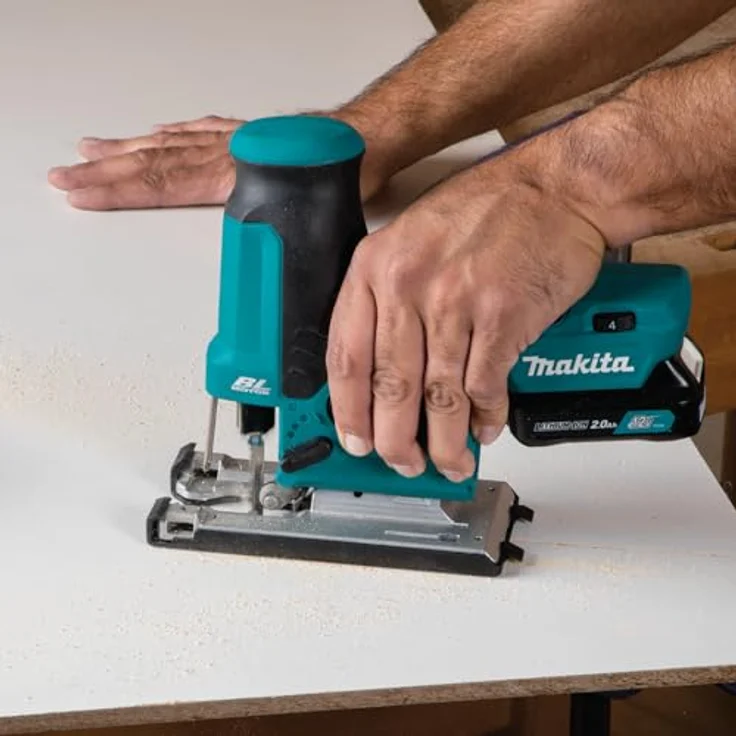 Makita Akku-Pendelhubstichsäge (2x 4 Ah Akku, 280 W, 10.8 V) JV102DSMJ – Bild 13