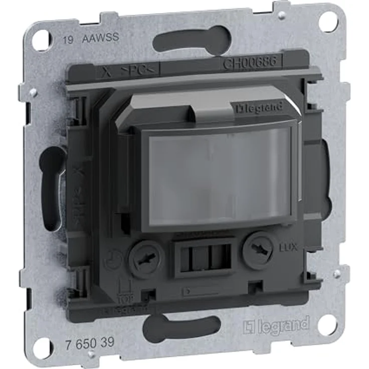 Legrand SEANO 3-Leiter-Bewegungsmelder-Einsatz, 170° Erfassungsbereich, IP44-Feuchtraumgeeignet, 2000W, max. 8m Detektionsreichweite, 765039 – Bild 2