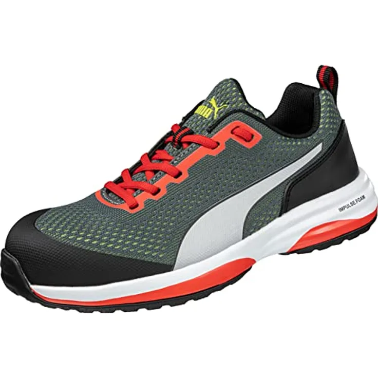 PUMA Safety SPEED LOW Arbeitsschuh, mit POWER PLATE Torsionskontroll-Element, schwarz