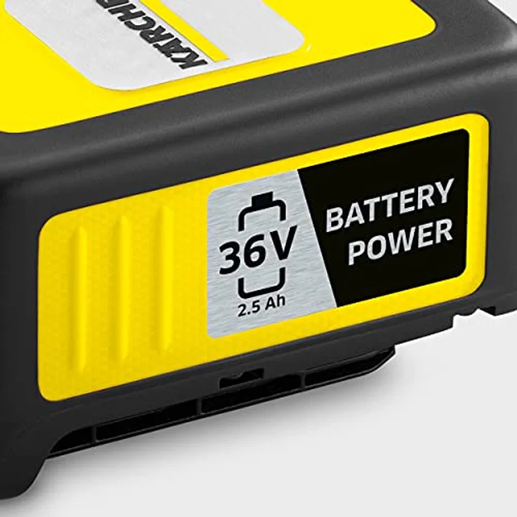 Kärcher Battery Power 36-25, 36 V, 2,5 Ah (Energieverbrauch 90 Wh, Echtzeitanzeige Akku, Lithium-Ionen-Akku, extrem robust, Temperaturmanagement, Strahlwasser geschützt, automatischer Lagermodus) – Bild 2
